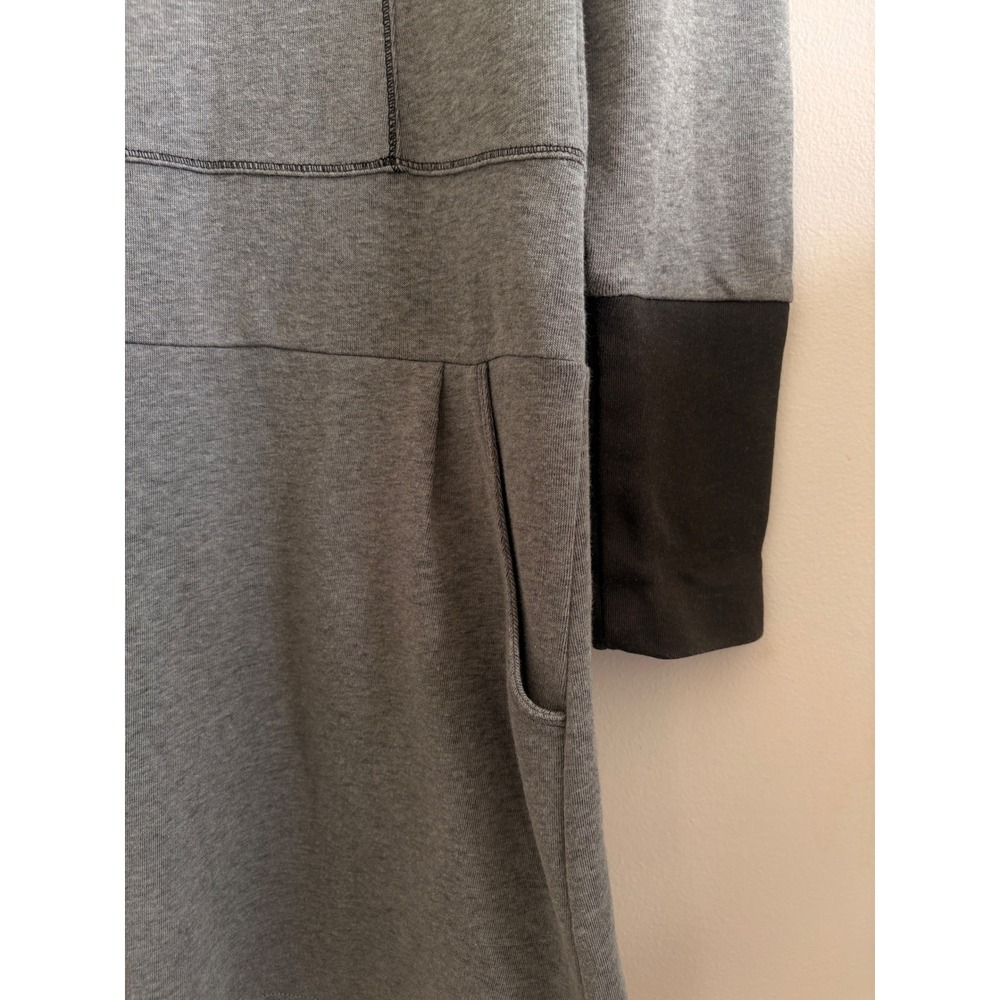 Columbia Omni-Wick Womens Heather Grey Hooded Long Sleeve Dress with Pockets - Picture 6 of 7